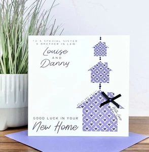 Personalised Handmade New Home Card, Son, Daughter, Niece, Friends - Picture 1 of 2