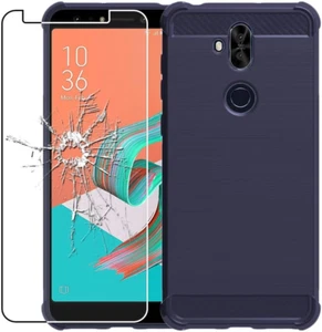 - Cover per Asus Zenfone 5 Lite ZC600KL, Custodia Protezione Carbonio Design, TP - Foto 1 di 12