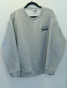 Fred again.. Official Merch Grey Sweatshirt XL Flower Logo We Gon Make It Thru - Picture 1 of 4