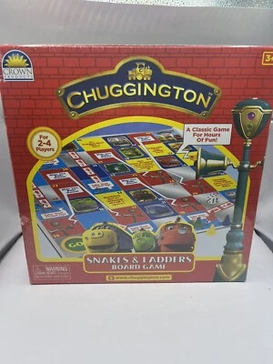 Chuggington Snakes And Ladders Boardgame Crown Products Train Animation New - Image 1 of 4