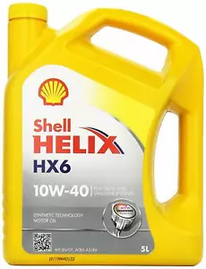 OLIO MOTORE SHELL HELIX HX6 10W40 5 LITRI LT. 5 Super Offerta esaurimento scorte - Foto 1 di 1