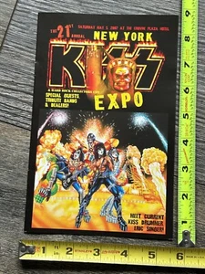 KISS Program 21st NY Kiss Convention Expo ERIC SINGER Bob Kulick 2007 Vintage - Picture 1 of 3