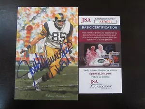 2001 Jack Youngblood Goal Line Art Card Autograph Signed Auto Card JSA Rams - Picture 1 of 3