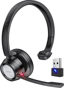 Link Dream Bluetooth Headset Mikrofon Wireless Noise Cancelling USB 20HTalking - Bild 1 von 6