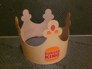 burger king Papierkrone, eine Krone im Karton versendet - Bild 1 von 2