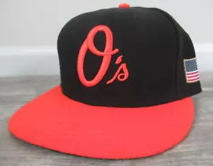 Baltimore Orioles New Era Fitted Hat Sz 7 USA Flag Patch 59FIFTY On Field MUSA - Picture 1 of 10