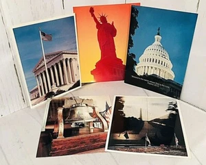Vntg Liberty Bell Capitol Vietnam & Lincoln Memorial Statue Liberty Photos 1091O - Picture 1 of 12