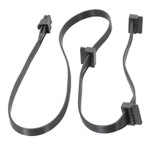 Reliable 6Pin to SATAX3 Power Cable for Corsair RM RMX Modulars Unit 18AWG - Afbeelding 1 van 7