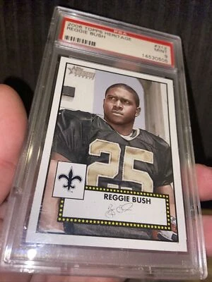 2006 Topps Heritage #312 Reggie Bush Psa 9 Pop 10 W 9 Higher! - Image 1 of 2