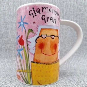 Dunoon - Schottland - Glamorous Gran - Oma - rosa Steingut Becher - Bild 1 von 3