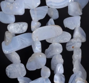 20-25 MM CHALCEDON BLAUE SPITZE ACHAT EDELSTEIN STAB SCHEIBE NUGGET LOSE PERLEN 15,5 ZOLL - Bild 1 von 4
