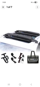 Estante de techo blando universal para coche para kayak/canoa/tabla de surf/SUP/Snowboard, techo de carreras... - Imagen 1 de 9