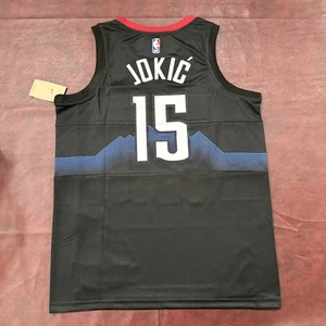 Maglia Nikola Jokic Denver Nuggets Large Nera City Uomo Playoff MVP - Foto 1 di 6