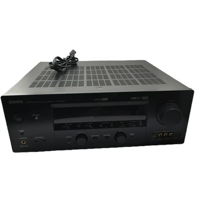 Yamaha HTR 5860 7.1 Channel Natural Sound AV Receiver With Remote Control Bundle - Image 1 of 4