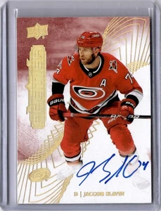 Jaccob Slavin Premier Auto 2022-23 Upper Deck Premier Autographs #72 - Picture 1 of 2