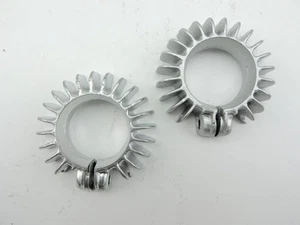 Alloy Exhaust Pipe Clamps BSA 650 A65 Lightning Thunderbolt Spitfire 268 - Picture 1 of 4