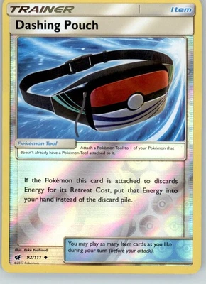 Dashing Pouch - SM - Crimson Invasion - 92/111 - Reverse Holo LP - Image 1 of 2