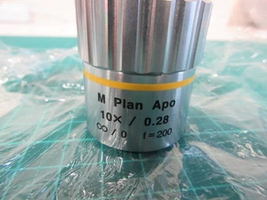 Mitutoyo M Plan Apo 10X Obiettivo Obiettivo 0.28 Microscopio Giappone - Foto 1 di 5