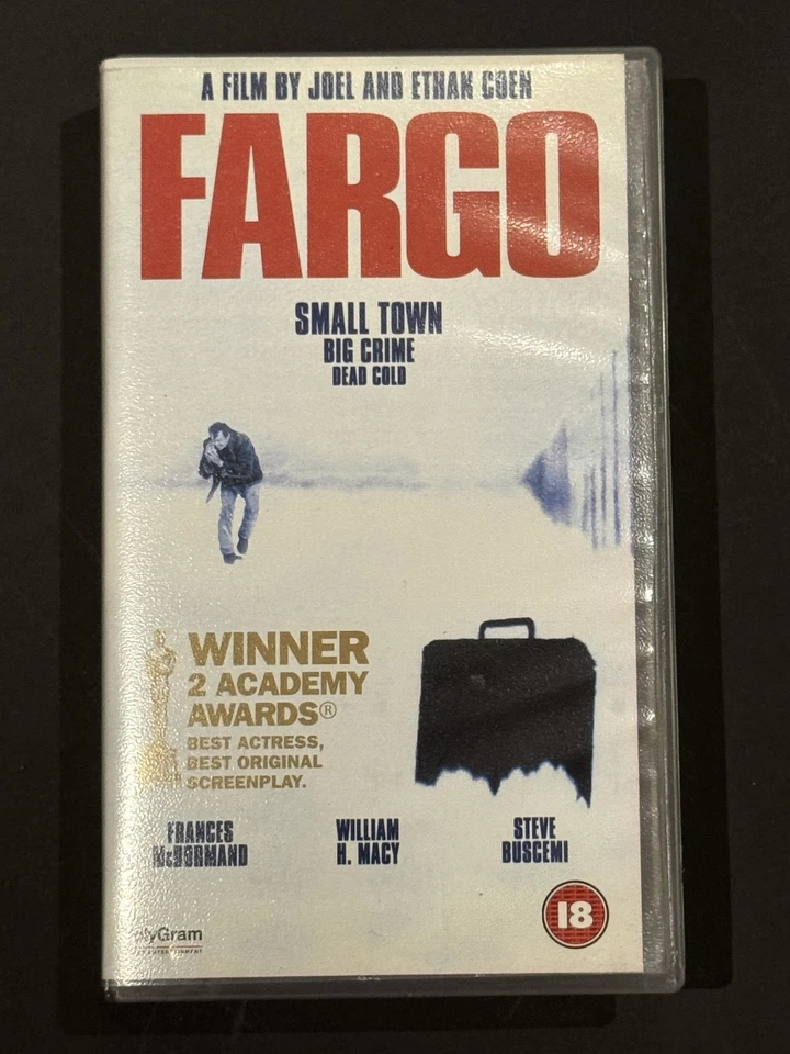 Fargo VHS Video (1996) Coen Brothers - Image 1 of 3