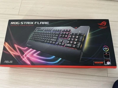 ASUS ROG STRIX FLARE Gaming Keyboard Black US Used - Image 1 of 4