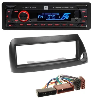 JBL AUX MP3 USB Bluetooth SD Autoradio für Ford Ka (bis 2008) - schwarz - Bild 1 von 4
