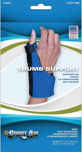 Sport Aid Thumb Support Blue Small/Medium(5.5-7.5" Wrist circ.) - Picture 1 of 1