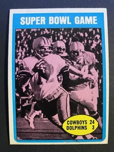 1972 Topps Football Super Bowl Dallas Cowboys Roger Staubach Rookie Card #139. - Picture 1 of 2