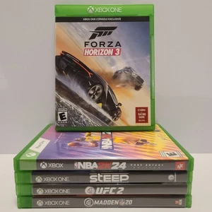 Lote de juegos deportivos Xbox One Forza 3, Steep, Kobe NBA 2k24, Madden 20, UFC 2 - Imagen 1 de 14