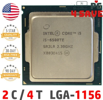 6th Gen Intel Core i5-6500TE 2.30GHz 4-Core LGA-1151 Desktop CPU Processor SR2LR - Image 1 of 2