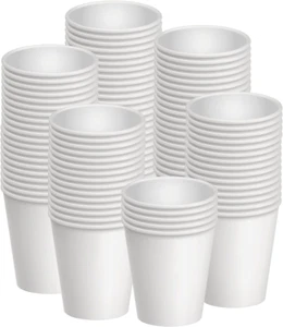 100 Pcs 12 Oz Disposable Paper Cups Hot & Cold Beverage Drinking Cup for Coffee - Picture 1 of 12