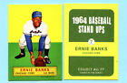 2022-1964 Standup Collector Card - #7 Ernie Banks - Chicago Cubs