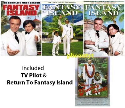 Fantasy Island TV Series Complete Seasons 1-3+Pilot+Return To(DVD Sets)NEW 1 2 3 - Image 1 of 4