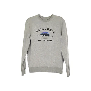 Patagonia Men's Gray Regular Fit Crew Neck Sweatshirt - Size M - Picture 1 of 11