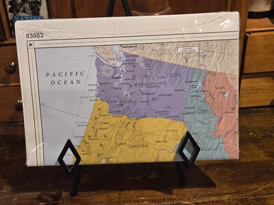 Nuevo mapa de pared grande de Estados Unidos 48"x32" ideal para educación en el hogar Foto 1 de 2