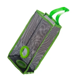  Hanging Folding Mesh Garbage Bag Organizer Trash Bags Holder Recycling - Picture 1 of 5