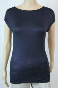 Lauren by Ralph Lauren Royal Navy Shimmer Top ~NWT - Picture 1 of 1