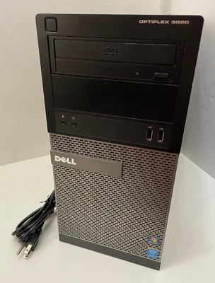 Dell OptiPlex 3020 MT Intel i3-4160 3.60GHz 8GB Ram 500GB HDD Win 7 - Image 1 of 4