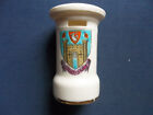 SWANSEA COAT OF ARMS BRITISH MANUFACTURE CRESTED WARE PILLAR BOX POSTBOX 