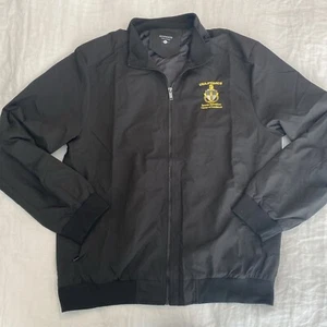 USAJFKSWCS Men’s Black Zip Up Jacket Size XL - Picture 1 of 9