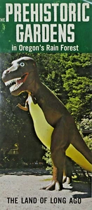 Vintage Roadside Attraction Dinosaur Park Travel Brochure Port Orford OR 1960s - Picture 1 of 4