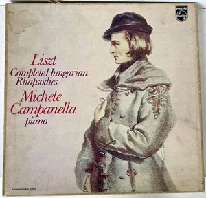 LISZT Complete Hungarian Rhapsodies Michele Campanella Box set 4 vinyl 6880 042 - Picture 1 of 6