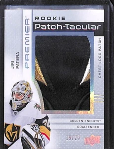2023-24 Upper Deck Premier Rookie Patch-Tacular Chest Logo Jiri Patera /25 - Picture 1 of 2