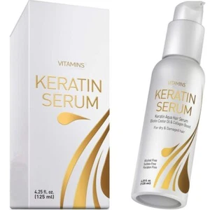 Hair Serum - Keratin Protein Anti Frizz Control Hair Oil Repair 125ml - Picture 1 of 5