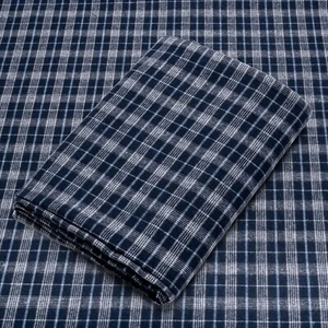 Blue Tartan Plaid Cotton Flannel Fabric - 60" Wide - Sold by the Yard and Bolt - Picture 1 of 6