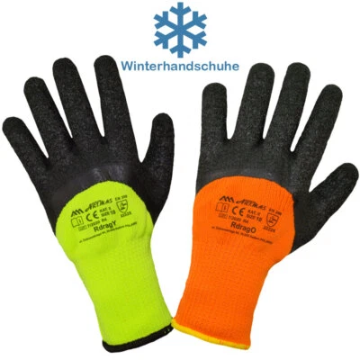 Arbeitshandschuhe Winter Thermo Winterhandschuhe Handschuhe gefüttert 1-120 Paar - Bild 1 von 3