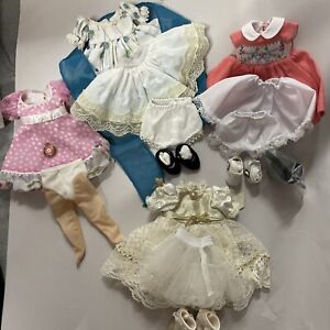 Madame Alexander 8 inch doll clothes 4 Full Outfits With Underclothes + Accessor