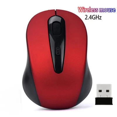2.4G Wireless Mouse 1600DPI Adjustable Mini Optical Computer Mouse For Laptop - Image 1 of 4