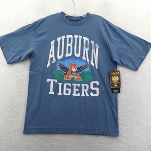 Auburn Tigers Shirt Mens Small Relaxed Fit Blue '47 Brand NCAA University New - Picture 1 of 7