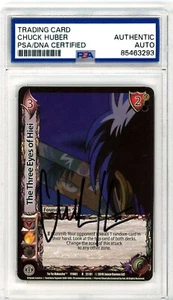 PSA Signed Chuck Huber Yu Yu Hakusho The Three Eyes of Hiei YYH01 R 27/81 (UFS) - Picture 1 of 2