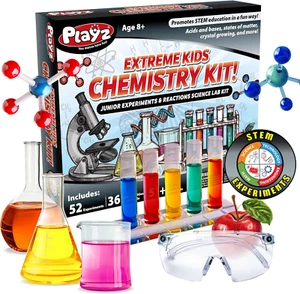 52 Extreme Kids Chemistry Experiments Set - STEM Activities & Science Kits for K - Picture 1 of 9